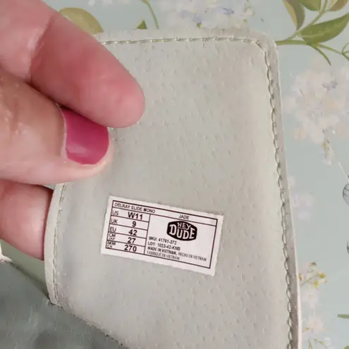 Hey Dude Delray Slide Sandals Hook N Loop Womens 11