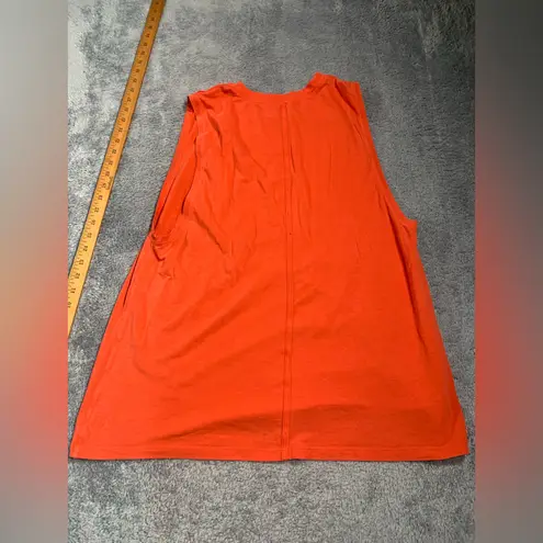 Lululemon  athletica Orange muscle tank Top