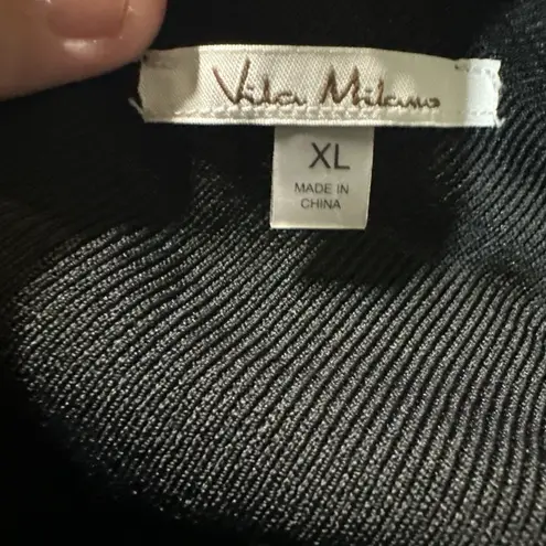 Vila Milano Tank Top Women Black Viscose V-Neck Sleeveless Comfort Pullover