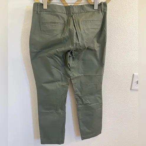 J.Crew NWT  Frankie Chino Pants Olive Green 10
