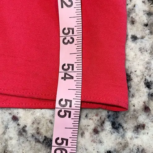 Evereve Womens Dani Cutout Sleeveless Braided Belted Jumpsuit Red pink Medium NW