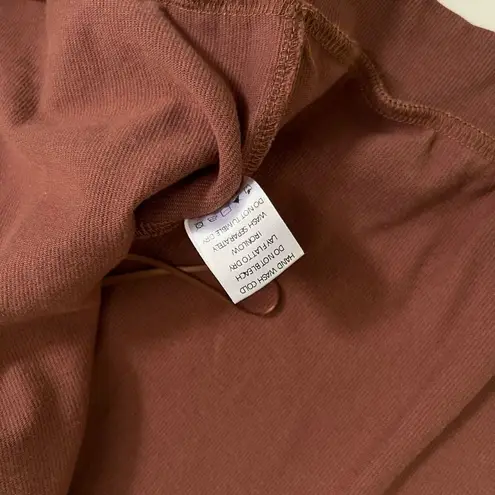 ALL THE WAYS Stasia Zip Up in Brown Brown Size XS