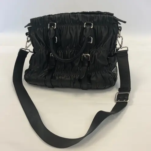 Prada  Napa Gaufre Leather Bag