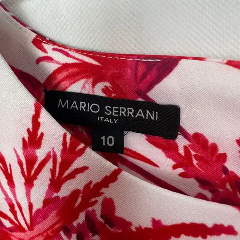 Mario Serrani Floral Sleeveless Dress Size 10