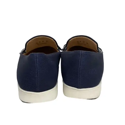 Life Stride  Velocity Blue Canvas Slip On Flats