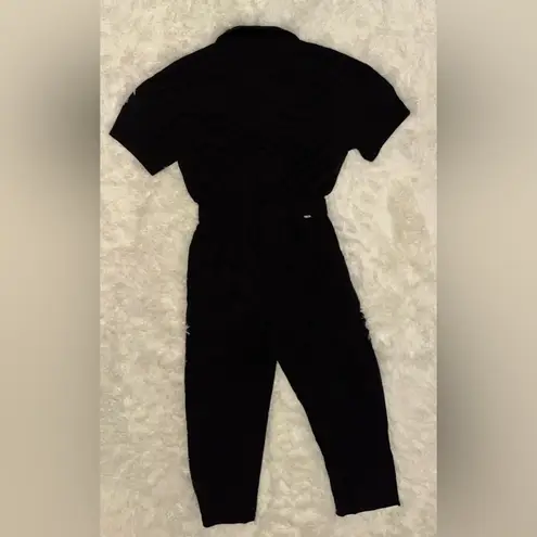 Vuori New! Coastline short sleeve black Jumpsuit sz M