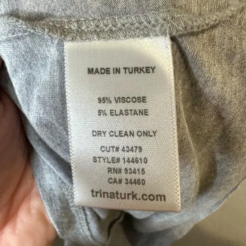 Trina Turk Revolve  Lucille Viscose‎ Romper Heather Gray Size S