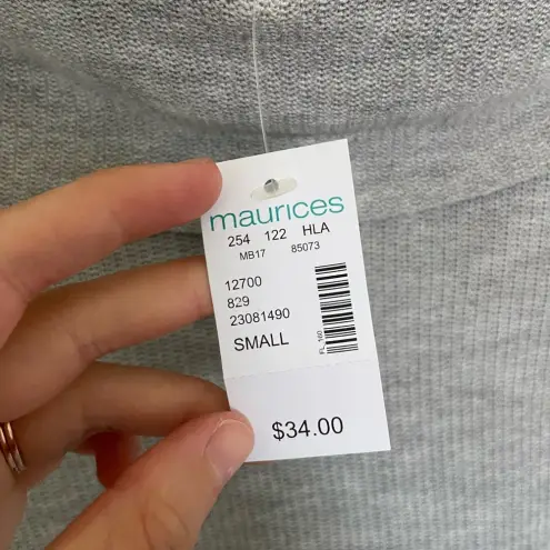 Maurice's NWT |‎  women’s cowl neck thin knit sweater — small