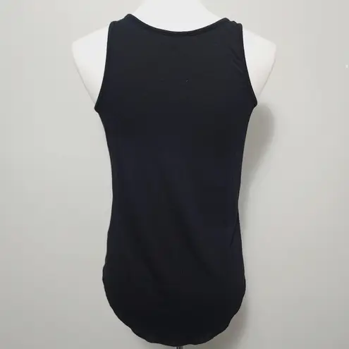 Lilla P Black Modal Scoopneck Tank Top Size Small