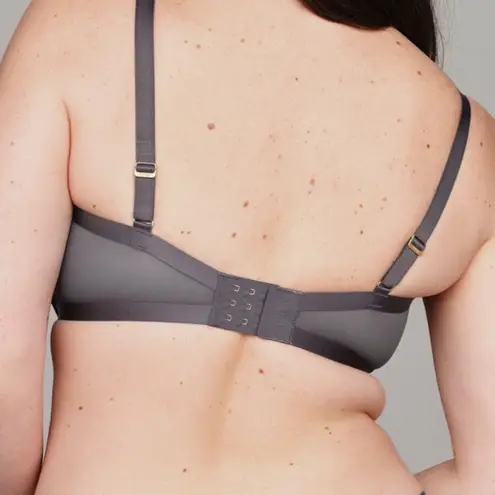 Cuup The Balconette Mesh Underwire Bra: Grey Slate 38G (4D) Size undefined