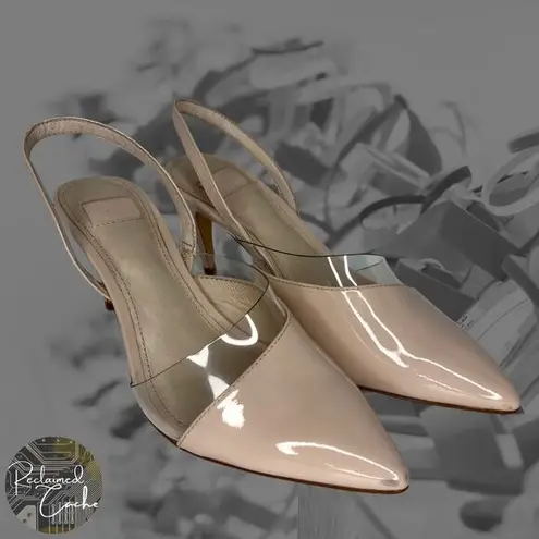 Louise et Cie French Pink Lo-Kareena Slingback Heels - Size 37 / 6.5 - Women