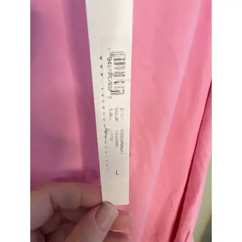 Susana Monaco NWT Asymmetrical Ruffle Hi-Low Dress in Pink Size L