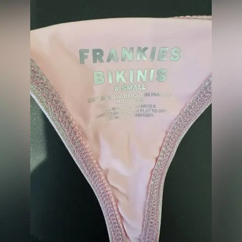 frankie's bikinis NWT Cindy Iridescent Thong Bikini Bottom