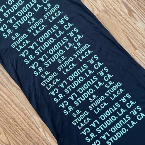 S. R. STUDIO TURTLENECK L/S DRESS S.R.S. LOGO SZ MEDIUM Black