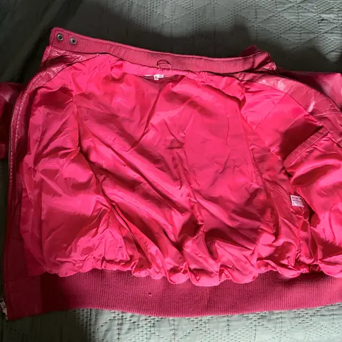 Americana Leather Vintage Red Leather Jacket Size M