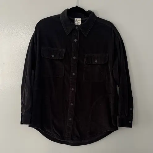 Aerie Offline Women's Shacket Corduroy Size Small Evergreen Outdoors Casual Green