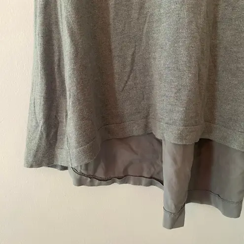 Lululemon Gray Be Me Tee Short Sleeve Sweater Flowy Top Women's size Small
