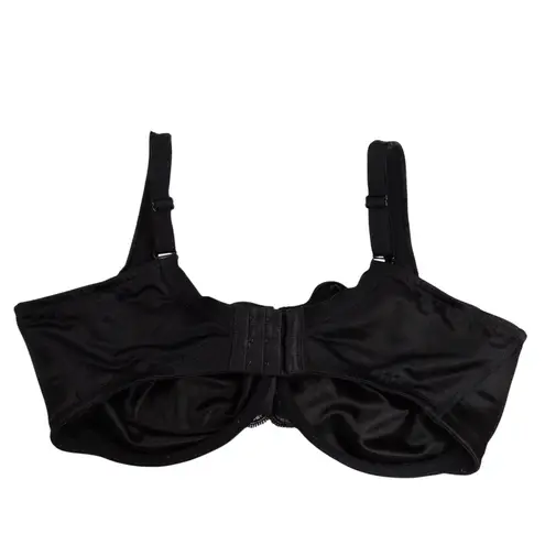 Soma Sensuous Sides Minimizer Bra Black 38G Full Coverage Underwire