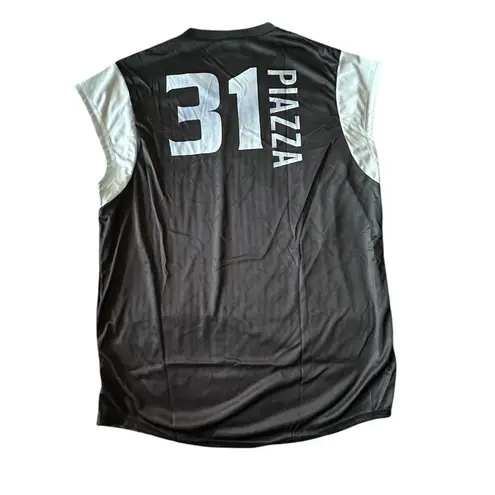 Citifield Black and Gray Mike Piazza Mercury Mets SGA Replica Jersey Size Large