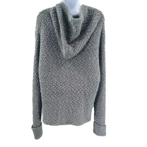 Urban Outfitters POL  Sherpa Hooded Button Front Cardigan Sweater