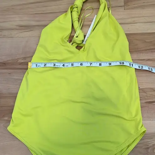 ZARA Yellow/Green Twisted Double Layer Bodysuit - NWT