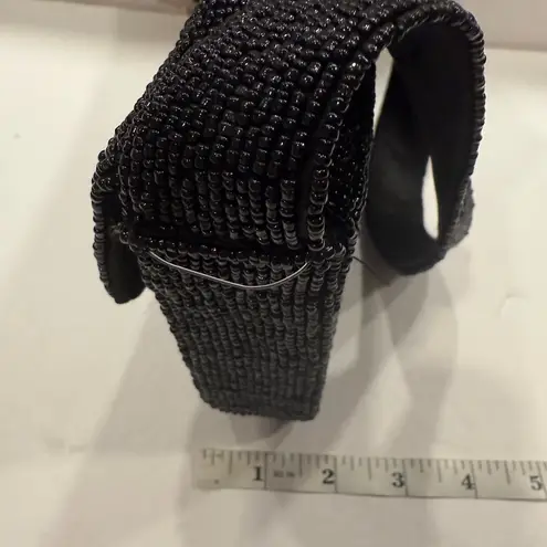 Viral Made In India New York City Black Skyline Beaded Bag With Charms NWT