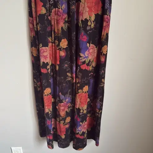 Johnny Was BOSSA NOVA V‑NECK MAXI DRESS XS