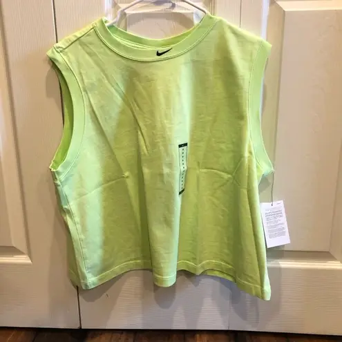Nike  NSW Wash Tank in Ghost Green NWT
