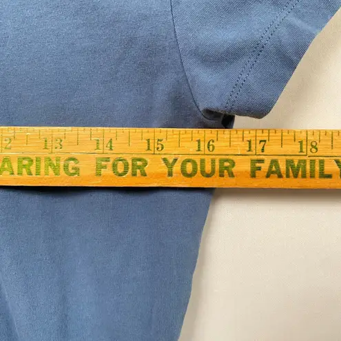 Lole Large Blue Certified Organic Cotton Dress Outdoor Country Tenniscore FLAWED