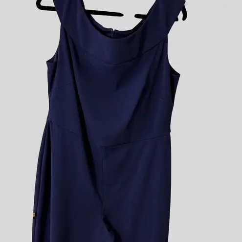 Connected Apparel Size 16 Scoop Neckline Professional Jumpsuit Zipper Closure