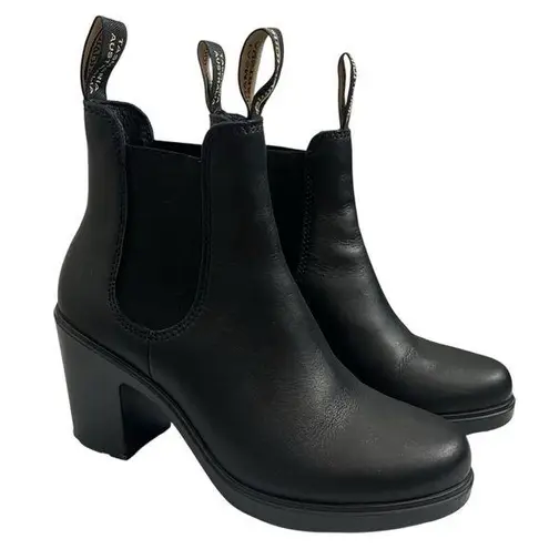 Blundstone 2365 Heeled Chelsea Boots Black Leather Women’s Size 7.5
