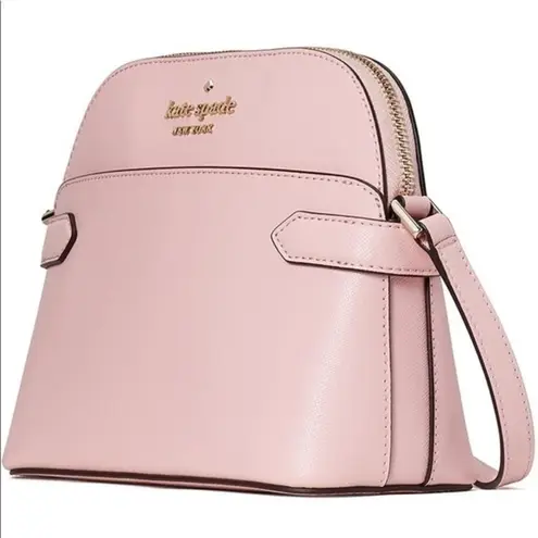 Kate Spade  Pink Saffiano Leather Crossbody Bag NWT Zip Top Purse