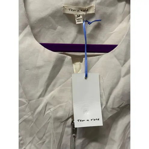 Tea N Rose NWT Dress Women's Size M Beige Sleeveless