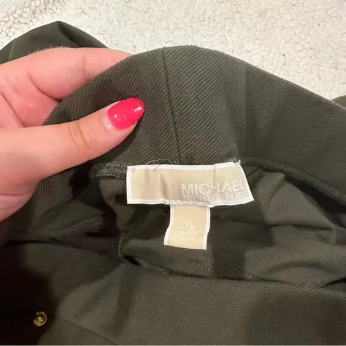 michael kors green leggings pants size extra large