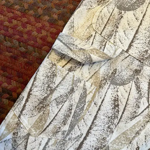 CONEY ISLAND PICNIC LEAF PRINT PAINTER JEANS Brown Size 28