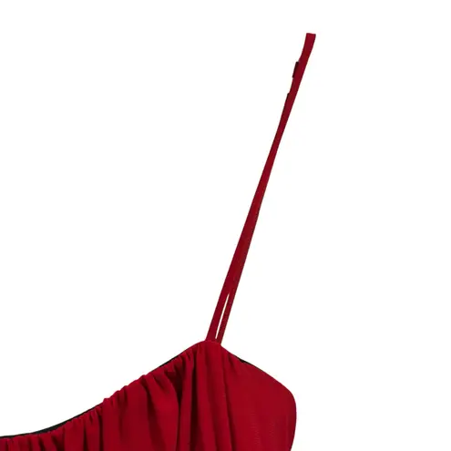 Taboo Y2K Red Spaghetti Strap Mini Dress, Sweetheart Neckline, Size Large