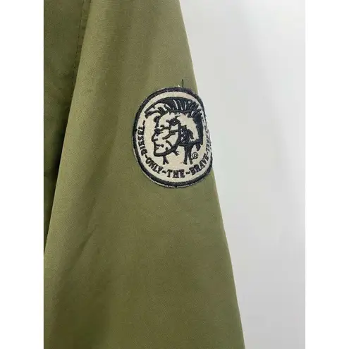 Diesel Snap Pockets Lined Hooded Coat 18/20