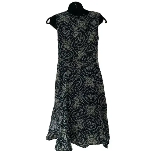 Kasper 8 Midi Tank Top Zip Back Dress Blue