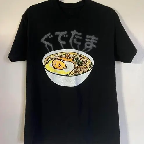 Sanrio  2013 Gudetama black graphic t-shirt