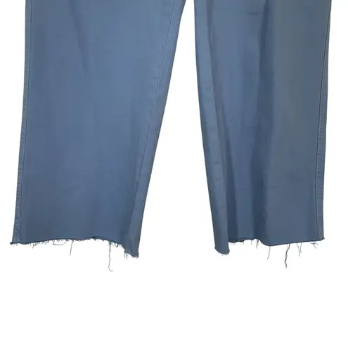 Judy Blue Los Angeles Denim Crop Pants Frayed Hem Blue Jeans