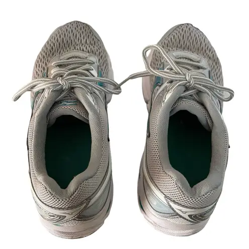 Mizuno Wave Inspire 13 Gray Green Sneakers Size 9