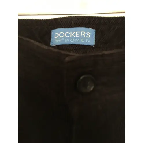 Dockers Women’s Corduroy Pants Size 12 Black