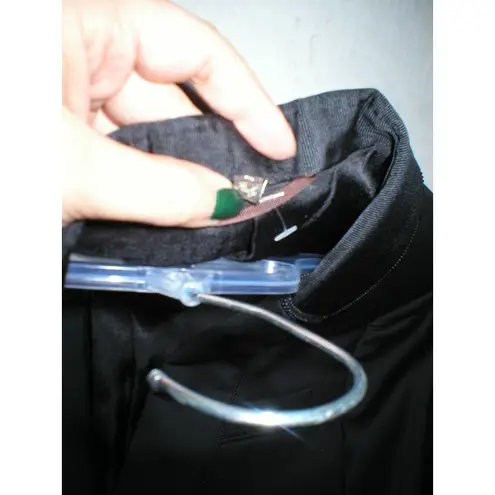 Roberto Cavalli NWT Blazer Jacket 14 Black Wool New Italy Designer Womens Beads