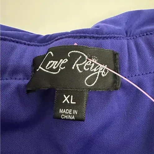 Love Reign Strapless Blue Ruched Sequined Sweetheart Mini Dress Y2K Size XL jrs