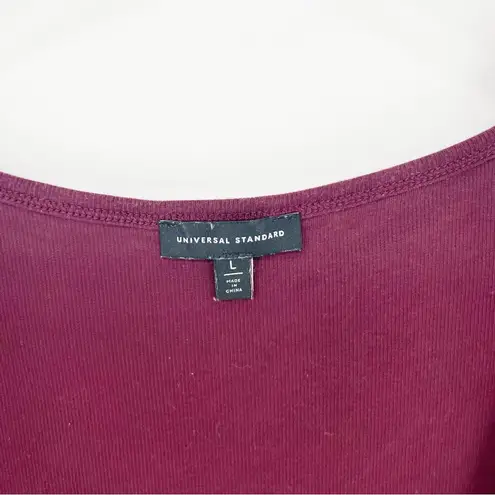 Universal Standard Foundation Ribbed Square Neck Top L (22-24)