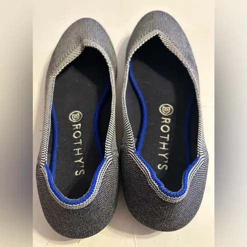 Rothy's  Grey/black 9.5 Ballet
Round Toe Flat Shoes