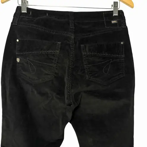Jag jeans Womens 8 Petite Low Rise Bootcut Black Stretch Corduroy Pants Western