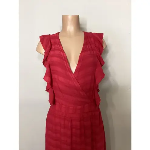 Michael Stars New. Flutter-Sleeve Maxi Dress