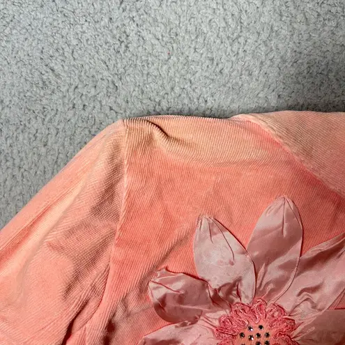 Split Personality Corduroy Blazer Women S Pink Collared Lined Fairycore NEW READ