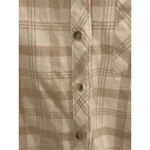 Arizona Jeans Thick Plaid Button Down Sz Med